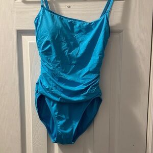 La Blanca Vibrant Blue womens One Piece Swimsuit